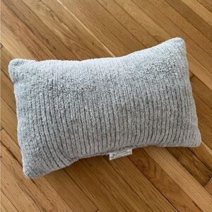 Threshold 14” x 20” Gray Toss Throw Decorative Faux Fur Pillow